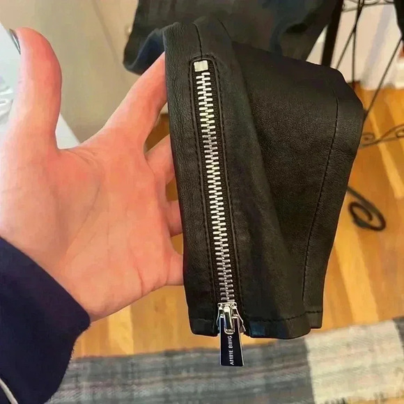 Anine Bing Leather Pants-Sz S - Picture 5 of 10